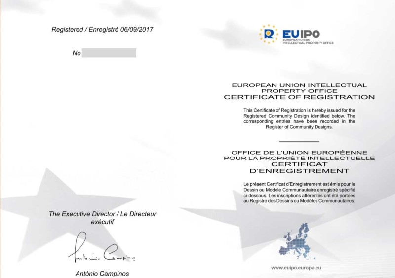欧盟外观专利申请